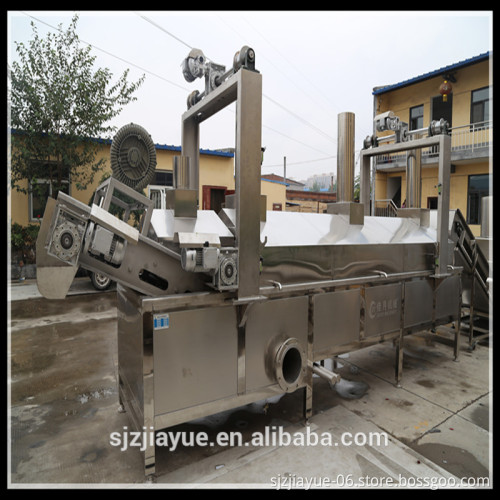 5 meters long Continuous Belt Fryer For fried snacks